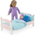 Emily Rose 18 Inch Doll Bed Crib Cradle Bedding Accessory Gift Set Kids Girls | Fun 6 PC Reversible Doll Accessories Play Set for 14"-18" Doll Beds