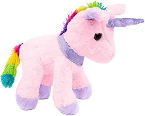 BRUBAKER Plush Unicorn - 8.3 Inches - Cuddly Plush Soft Toy - Stuffed Animal - Pink