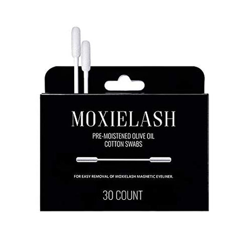 MoxieLash - Mini Liquid Magnetic Eyeliner - Black - Good for 25 Uses - Waterproof & Smudge-Proof - Secure Hold - Minimal Effort - Includes Liner Remover Swabs and Application Instruction Card
