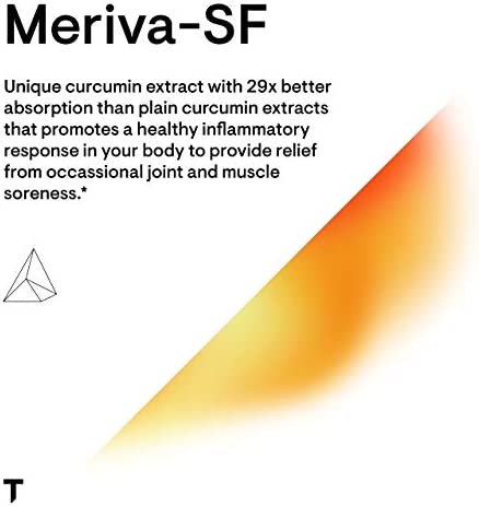 Thorne Curcumin Phytosome 500 mg (Meriva) - Sustained Release, Clinically Studied, High Absorption - Supports Healthy Inflammatory Response in Joints and Muscle - 120 Capsules - 60 Servings