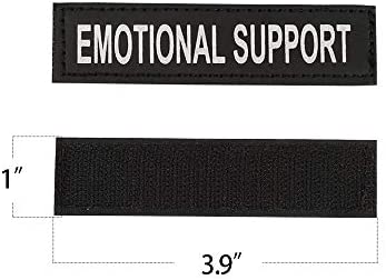 Excellent Elite Spanker 2 Pcs Magic Sticker Morale Patch Reflective Emotional Support Patch in Training Puppy for Dog Harnesses & Vests