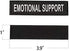 Excellent Elite Spanker 2 Pcs Magic Sticker Morale Patch Reflective Emotional Support Patch in Training Puppy for Dog Harnesses & Vests