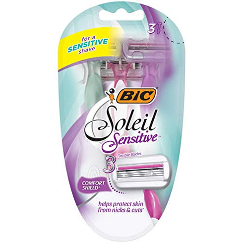 BIC Soleil Glow Razors, 3 Count