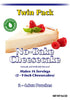 GramZero No-Bake Cheesecake Mix, Makes 2 Cheesecakes, No Sugar Added, Low Calorie, Stevia Sweetened