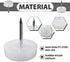 100 Pcs White Sliders for Chair Legs Nylon Slider Glides Table Feet | Furniture Sliders Nail Furniture Feet | Chair Leg Floor Protectors 18 mm Nail Furniture Pads for Chair Legs Nylon Chair