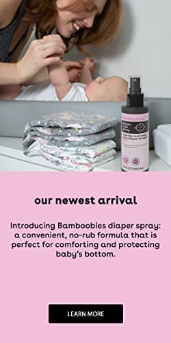 Bamboobies Baby's Diaper Spray, Comfort and Protect Your Baby's Bottom, Made with Natural Ingredients, 3.4 Oz Spray Bottle, Made in the USA
