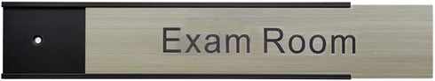 Nameplate Holder Wall or Door 5Pack (Black, 2œ × 10?)