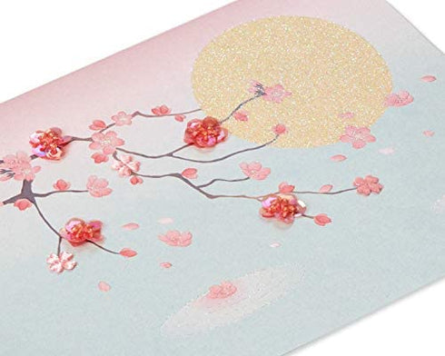 Papyrus Blank Thinking of You Card (Cherry Blossoms)