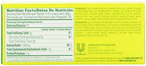 Knorr Bouillon Cubes, Shrimp 3.1 oz 3 Pack
