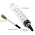 BSTEAN 10ml Syringes 14Ga 1.5 Inch Blunt Tip Needle Storage Caps - Glue Applicator, Oil Dispensing (Pack of 10)