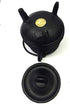 New Age Imports, Inc. Cast Iron Cauldron w/handle & lid, ideal for smudging, incense burning, ritual purpose, decoration, halloween decoration, candle holder, etc. (Ribbed Style 4" High, 2.25" Dia)