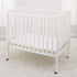 Carter's Water Resistant Quilted Mini Crib Fitted Mattress Pad, White
