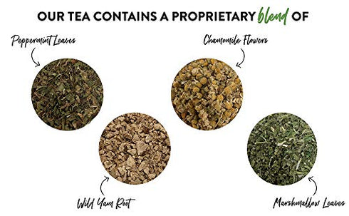 Calming Blends Diverticulitis and Diverticulosis Tea | Certified Organic, Caffeine Free, Supports Digestive Health | 36 Cups