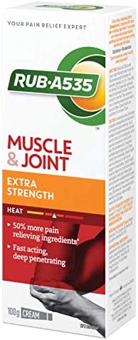 RUB A535 EXTRA STRENGTH CREAM For Relief of Arthritis, Rheumatic Pain, Muscle Pain, Joint & Back Pain 100 g