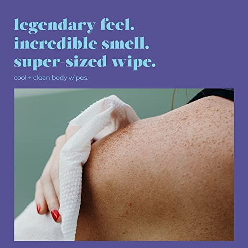 Goodwipes Really Big Body Wipes, Fresh Scent, Plant Based and Hypoallergenic, Wipe Away Sweat and Odor, for Face and Body, with Aloe and Ginseng (10 Count)