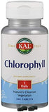 KAL Chlorophyll Tablets, 20 mg, 100 Count