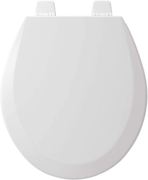 BEMIS 500TTT 000 Toilet Seat will Never Loosen and Provide the Perfect Fit, ROUND, White