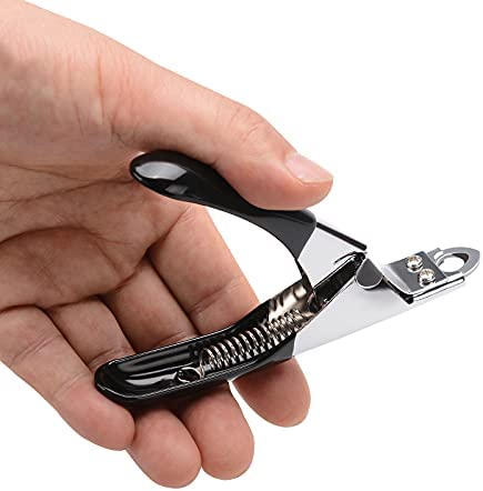 ATO-DJCX Dog Cat Nail Clippers, Professional Pet Claw Trimmer, Free Nail File, Stainless Steel Razor Sharp Blade Dog Toes Cutter Grooming Tools for Small Medium Large Animal Pets Blue