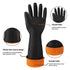 Chemical Resistant Rubber Gloves, ENPOINT Waterproof Heavy Duty Industrial Natural Latex Safety Work Glove Reusable Forearm Protection, Chemical/Mechanical/Oil/Acid/Alkali Resistant, 1 Pair XXL