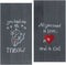Kay Dee Designs Cat Lover Embroidered Towel Set - One Each You Had Me at Meow & Cat Love