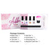 Aikker Dip Powder Gel Liquid Set 7pcs Base Top Coat Activator Dipping Powder Tools Kit with Recycling Tray Nail Brush File AK19