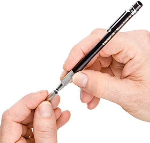 Staedtler Mars Technico 780 C-9 leadholder Pencil with HB Lead, Black