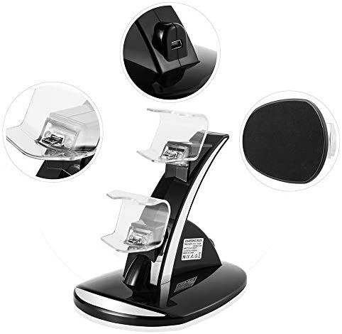 Megadream Controller Charger for PS4/PS4 Pro/PS4 Slim DualShock 4 Controller Charging Station