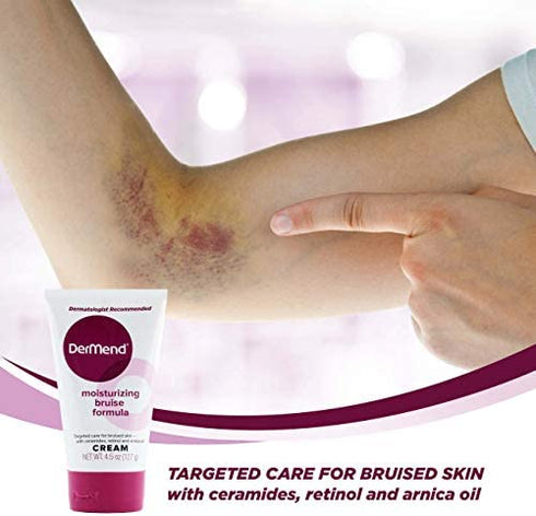 Dermend Moisturizing Arnica Montana Bruise Cream: Vitamin K Moisturizer Formula to Reduce the Appearance of Bruising - Restore, Rejuvenate & Repair Thin, Bruised Skin on Arms, Legs & Hands - 4.5 Oz