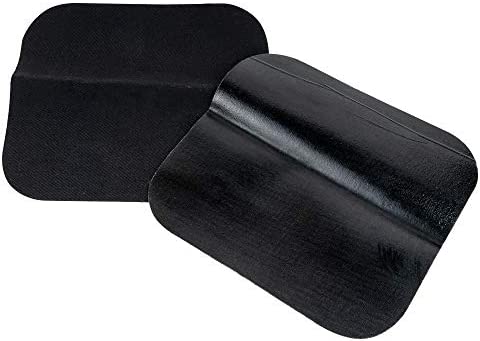 SINGER 00065 Iron-On Patches for Clothing Repair, 5-inch by 5-inch, 2-Count, Black