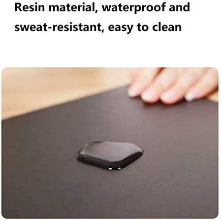Seihoo Mouse Pad, Resin Hard Surface Mouse Mat Polymer Silicone Bottom Gaming Mousepad No Smell Waterproof for Games, Office 24 x 20cm (9.5 x 7.8in)