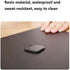 Seihoo Mouse Pad, Resin Hard Surface Mouse Mat Polymer Silicone Bottom Gaming Mousepad No Smell Waterproof for Games, Office 24 x 20cm (9.5 x 7.8in)