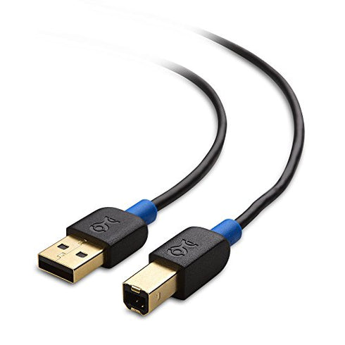 Cable Matters 3-Pack USB Cable/USB Printer Cable 6 ft, USB A to B Cable, USB 2.0 Cable Compatible with Printer, MIDI Controller, MIDI Keyboard and More - 6 Feet