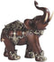 George S. Chen Imports Thai Elephant Wood Like Design Figurine, 6"