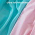 Crib Sheets Girl 2 Pack Set, Pink and Aqua Fitted Crib Sheets Set for Boys and Girls, Soft Baby Sheets for Crib? Size 28 x 52 inches, with 8 Inches Pocket, Fits Standard Crib & Toddler Mattress