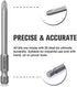 REXBETI Slotted Phillips Screwdriver Bit Set, 1/4 Inch Hex Shank S2 Steel Magnetic 3 Inch Long Drill Bits, 12 Piece