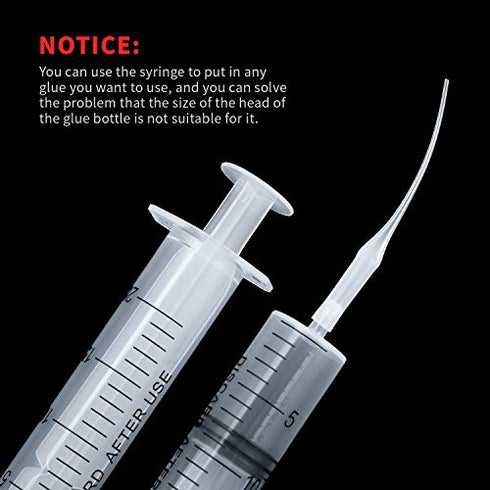 Glue Micro-Tips Plastic Glue Bottle Tips Glue Extender Precision Applicator for Crafting, Lab Dispensing, Adhesive Dispensers (200 Pcs)