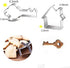 House Cookie Cutters Set, 5 Pieces Stainless Steel House Shape Cookie Cutter Plaque Frame Pastry Key Biscuit Cookie Cutter Kit Gingerbread for Chocolate Candy Cake Decor (House)
