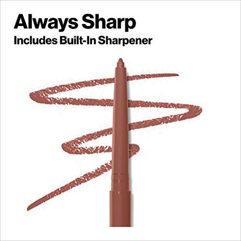 Lip Liner by Revlon, Colorstay Face Makeup with Built-in-Sharpener, Longwear Rich Lip Colors, Smooth Application, 630 Nude