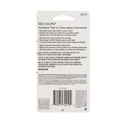 Hair Removal Tweezer by Revlon, PerfecTweeze Scissor Style Tweezers, High Precision Tweezers for Men, Women & Kids ( Pack of 1)