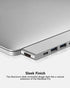 Purgo USB C Hub for MacBook Pro 13 M2 Air 2022/2021-2018, MacBook Adapter with 4K HDMI, 100W PD, 40Gbps TB3 5K@60Hz, USB-C, 2 USB 3.0 and SD/Micro Card Readers