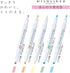 ZEBRA MILD LINER, Double Sided Highlighter, 5 Set (WKT7-5C)