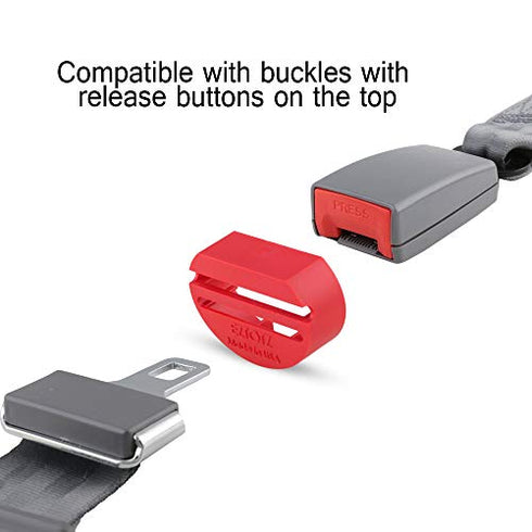 Eztotz BuckleShield - Seat Belt Lock Cover - Prevents Kids from Unbuckling Seat Belt Buckle & Booster Seat - Premium Heavy Duty ABS Plastic & Universal Fit - Childproof Seatbelt Lock Car Accessories