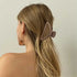 Canitor Hair Clips for Women 4Pcs Neutral Claw Clips Hair Clips for Thin Hair Medium Hair Clips Matte Claw Clips for Thin Hair Semicircle Hair Clips for Thick Hair Cute Small Hair Clips