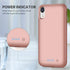 Battery Case for iPhone XR, Pxwaxpy 6800mAh Portable Protective Charging Case for iPhone XR Extended Rechargeable Charger Case Battery Pack Compatible with Apple XR Power Bank Cover(6.1 inch) (Gold)