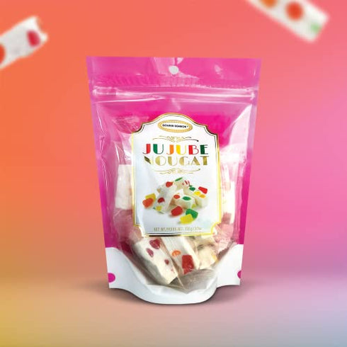 Jujube Nougat Italian Chewy Candy Pouch 6oz