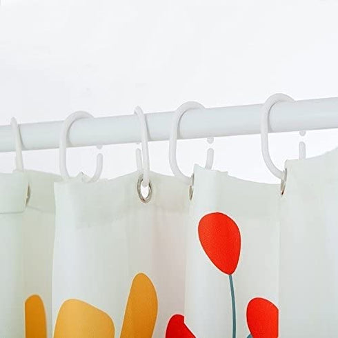 Kids Cartoon Shower Curtains Super Mario, 3D Print Children Shower Curtain, Kids Boy Bath Décor Fabric Curtains Sets with Hooks, 71 x 71 inch