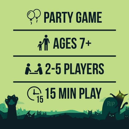 Zombie Kittens by Exploding Kittens - Card Games for Adults Teens & Kids - Fun Family Games
