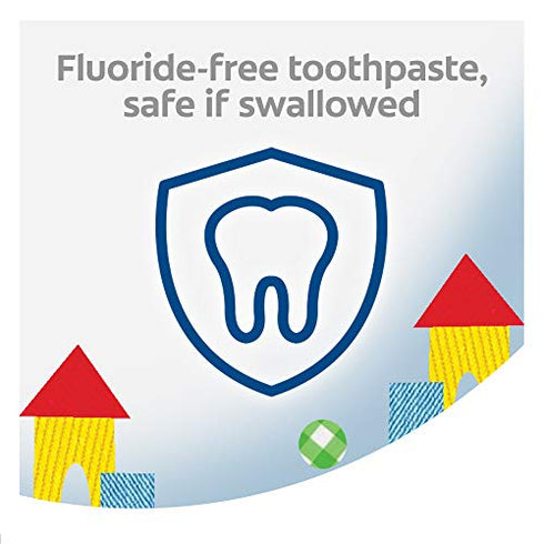 Colgate Zero Baby and Toddler Training Toothpaste, Fluoride Free & SLS Free, Natural Mild Fruit - 1.75 Ounce