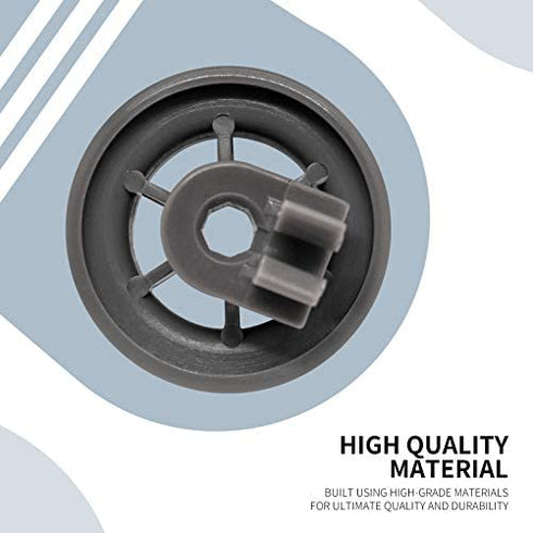 Sikawai 4581DD3003B Dishwasher Lower Dishrack Roller Assembly Repalcement for LG Replaces 4502960 AP6231149 PS12075858-4 Packs