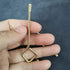 Interior Door Emergency Key, Key Pin for Interior Privacy Door Lock Compatible for Bedroom Bathroom, Square Ring- 8 Pack